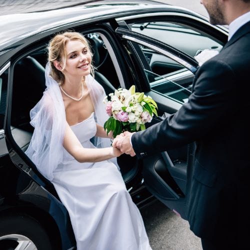 Wedding Limo Msp Wedding Limo In St. Paul Mn Showing Bride