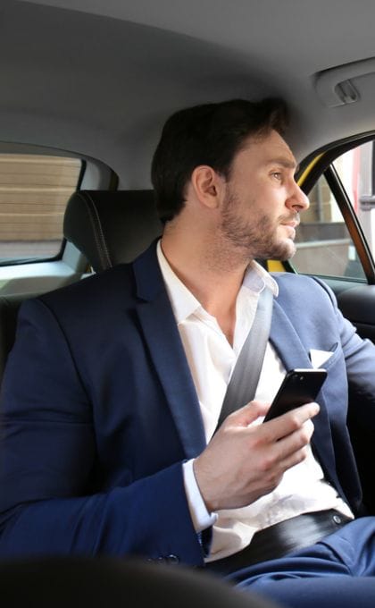 Government Employee In Limousine