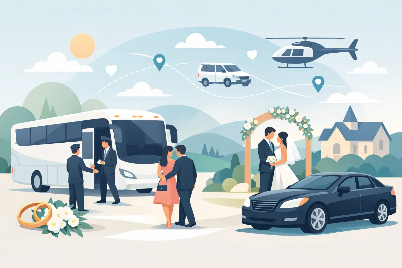 Wedding Transportation For Guests Done Right