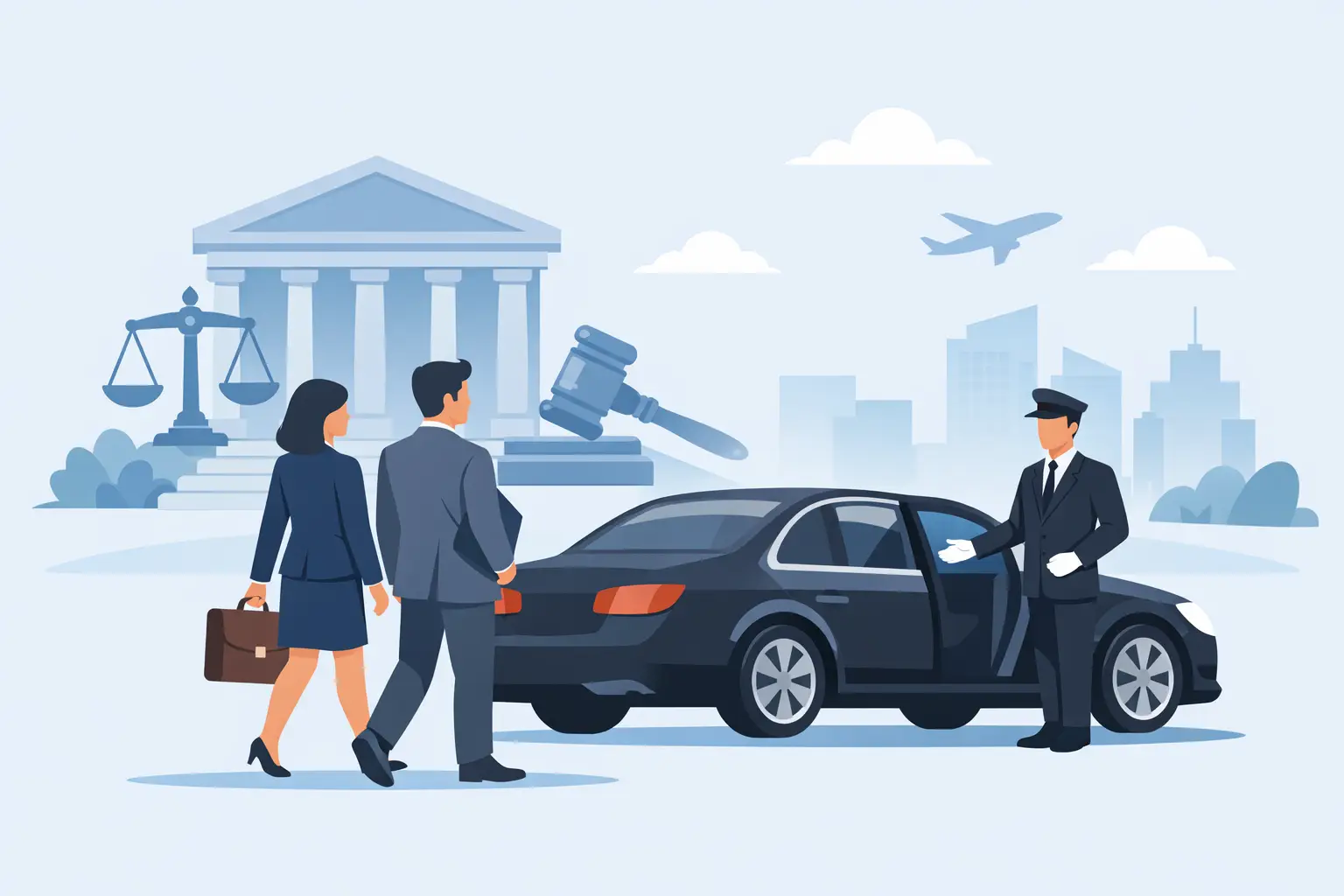 Legal Client Transportation Service For Court Days