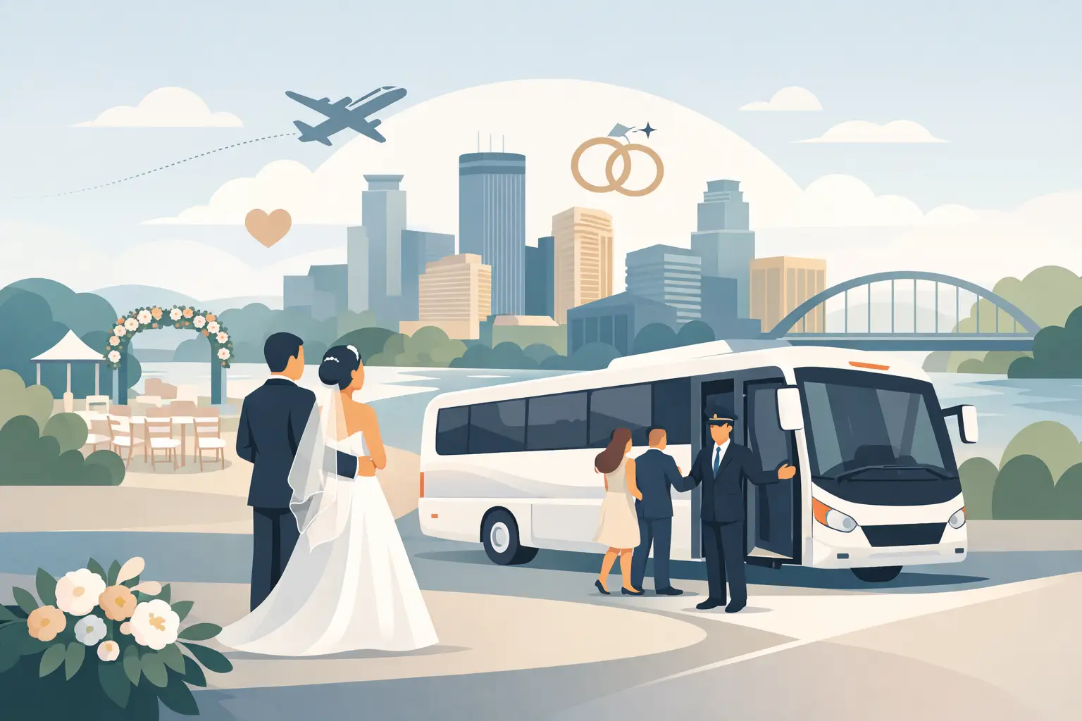 Wedding Shuttle Service Minneapolis Planning Tips