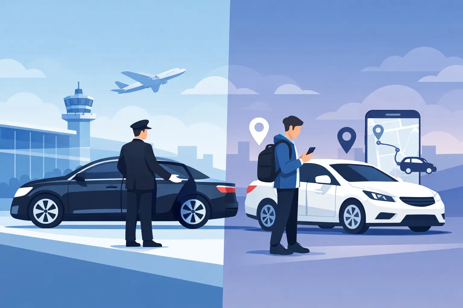 Chauffeur Versus Rideshare Reliability At Msp